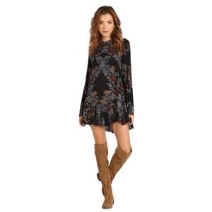 Free People XS Smooth Talker Tunic Raven Style# OB414983 HOBO Flowy